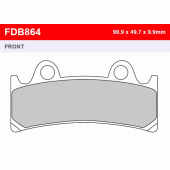 Тормозные колодки дисковые Ferodo FDB864ST