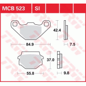 Гальмівні колодки LUCAS MCB523