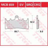Гальмівні колодки LUCAS MCB659SV