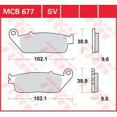 Тормозные колодки LUCAS MCB677
