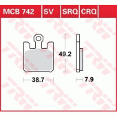 Гальмівні колодки LUCAS MCB742SV