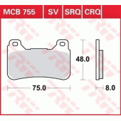Тормозные колодки LUCAS MCB755SV