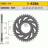 Зірка задня Sunstar 1-4386-45