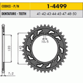 Зірка задня Sunstar 1-4499-43