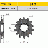 Звезда передняя Sunstar 31213