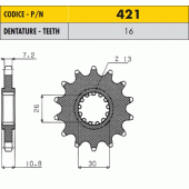 Звезда передняя Sunstar 42116