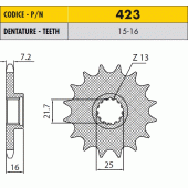 Зірка передня Sunstar 42315