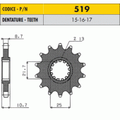Звезда передняя Sunstar 51916