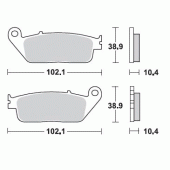 Гальмівні колодки Braking 748SM1