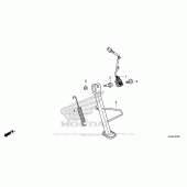 Схема вузла: Підставка для Honda CB300F