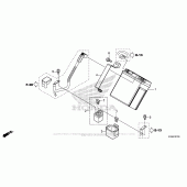Схема вузла: Акумулятор для Honda CB300F
