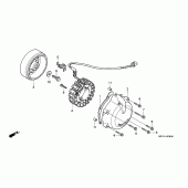 Схема узла: Генератор для Honda VF750 Magna