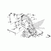 Схема вузла: Права кришка картера для Honda CBR1000 CBR1000RR Fireblade