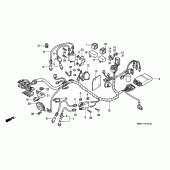 Схема вузла: Електрообладнання для Honda VT750 Shadow ACE