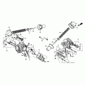 Схема узла: Карбюратор (COMPONENT PARTS) для Honda VT1100 Shadow