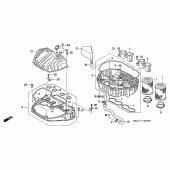 Схема вузла: Повітряний фільтр (CBR1000RR4 / 5) для Honda CBR1000 CBR1000RR Fireblade
