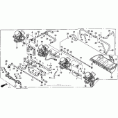 Схема вузла: Карбюратор в зборі для Honda CBR600 CBR600F3