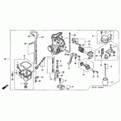 Схема вузла: Карбюратор для Honda XR400