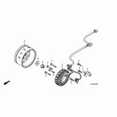 Схема вузла: Генератор (XL125V7 / 8) для Honda XL125 Varadero