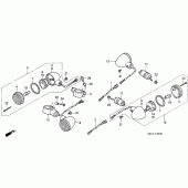 Схема узла: Поворотники для Honda VF750 Magna