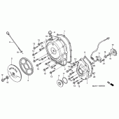 Схема узла: Правая крышка картера для Honda CBR1100XX Blackbird