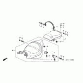 Схема узла: Сиденье (vtx1800r) для Honda VTX1800