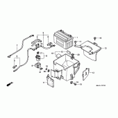 Схема вузла: Акумулятор для Honda CBR600 CBR600F