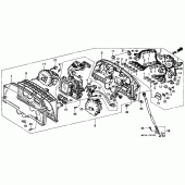 Схема вузла: Панель приладів для Honda GL1500 Gold Wing Special Edition