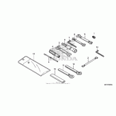 Схема вузла: Інструмент для Honda CTX700