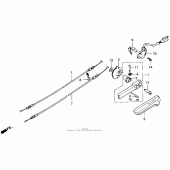 Схема узла: Reverse bar для Honda GL1500 Gold Wing Aspencade