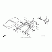 Схема вузла: Сидіння для Honda CB750 Nighthawk