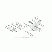 Схема вузла: Інструмент для Honda CBR1000 CBR1000RR Fireblade