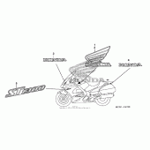 Схема вузла: Marks для Honda ST1300 Pan-European Police