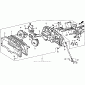 Схема узла: Gl1500i спидометр + тахометр для Honda GL1500 Gold Wing Interstate