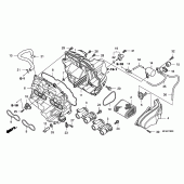 Схема вузла: Повітряний фільтр для Honda CBF1000