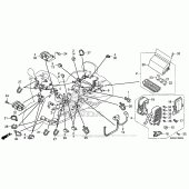 Схема вузла: Електрообладнання для Honda GL1800 Gold Wing F6B Bagger