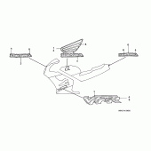 Схема вузла: Stripe / mark (6) для Honda VFR750F Interceptor