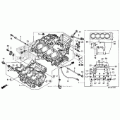 Схема узла: Картер двигателя для Honda CBR600 CBR600RR