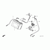 Схема вузла: Акумулятор для Honda VTR1000 Firestorm