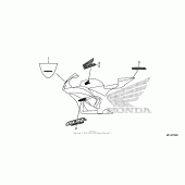 Схема узла: Mark + stripe (1) для Honda CBR600 CBR600RR