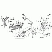 Схема вузла: Taillight / rear fender (FJ S400D9 / FJS400A) для Honda FJS400 Silver Wing