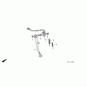 Схема вузла: Підставка для Honda CMX250 Rebel