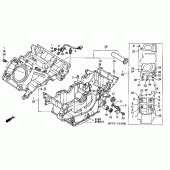 Схема вузла: Картер двигуна для Honda RVT1000R RVT RC51