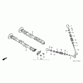 Схема узла: Распредвал & Клапан для Honda CBR600 CBR600RR