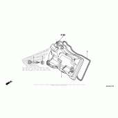 Схема вузла: Клапанна кришка для Honda NC700