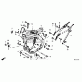 Схема вузла: Рама для Honda CRF450 CRF450R