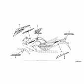 Схема вузла: Mark для Honda CB300F