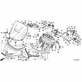 Схема вузла: Windscreen для Honda GL1800 Gold Wing