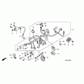 Схема вузла: Електрообладнання для Honda CBF125