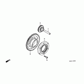 Схема узла: Привод стартера для Honda CB1100 CB1100SF X11